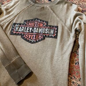 Authentic Harley-Davidson Distressed Long Sleeve